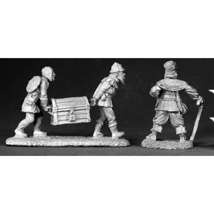 RPR02548 Merchant and Henchmen Miniature 25mm Heroic Scale (ONLINE ORDER ONLY)