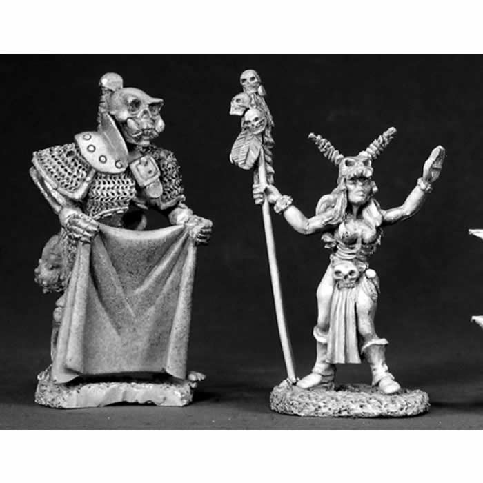 RPR02553 Sorceress and Servant Miniature 25mm Heroic Scale (ONLINE ORDER ONLY)