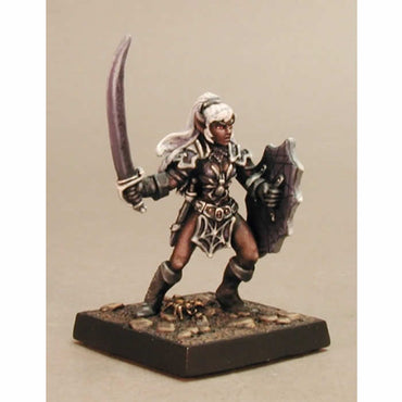 RPR02574 Female Dark Elf Fighter Miniature 25mm Heroic Scale (ONLINE ORDER ONLY)