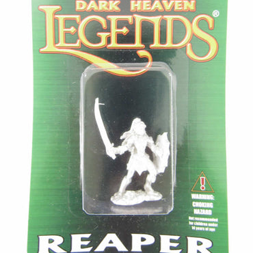 RPR02574 Female Dark Elf Fighter Miniature 25mm Heroic Scale (ONLINE ORDER ONLY)