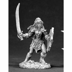 RPR02574 Female Dark Elf Fighter Miniature 25mm Heroic Scale (ONLINE ORDER ONLY)