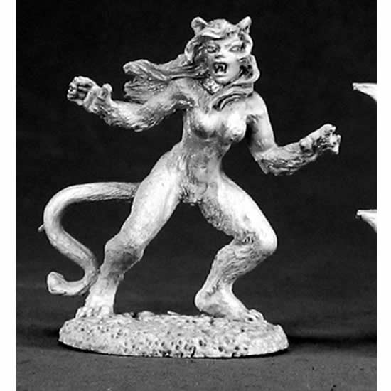 RPR02575 Cleo Weretigress Monster Miniature 25mm Heroic Scale (ONLINE ORDER ONLY)