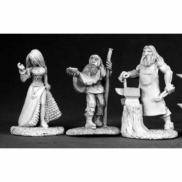 RPR02584 Townsfolk II Miniature 25mm Heroic Scale Dark Heaven Legends (ONLINE ORDER ONLY)