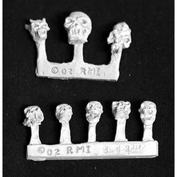 RPR02611 Skulls of Eight Different Races Miniature 25mm Heroic Scale (ONLINE ORDER ONLY)