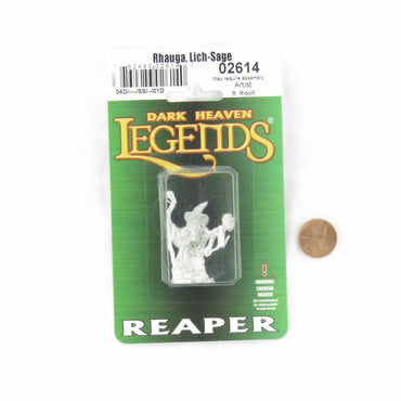 RPR02614 Rhauga Lich-Sage Miniature 25mm Heroic Scale Dark Heaven Legends (ONLINE ORDER ONLY)