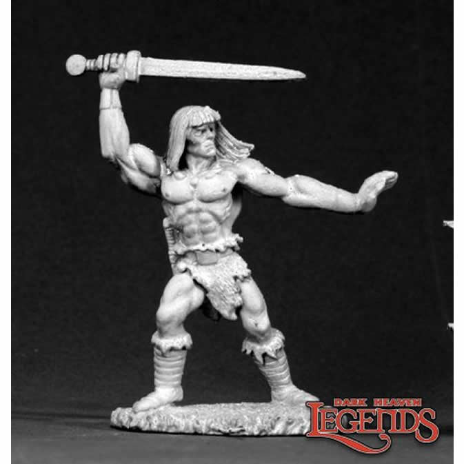 RPR02616 Traeg the Barbarian Miniature 25mm Heroic Scale Dark Heaven Legends (ONLINE ORDER ONLY)