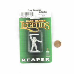 RPR02616 Traeg the Barbarian Miniature 25mm Heroic Scale Dark Heaven Legends (ONLINE ORDER ONLY)