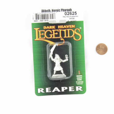 RPR02625 Akbeth Heroic Pharaoh Miniature 25mm Heroic Scale Dark Heaven (ONLINE ORDER ONLY)