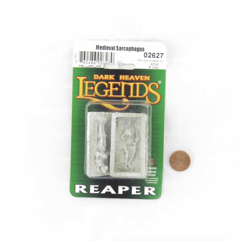 RPR02627 Medieval Sarcophagus Miniature 25mm Heroic Scale Dark Heaven Legends (ONLINE ORDER ONLY)
