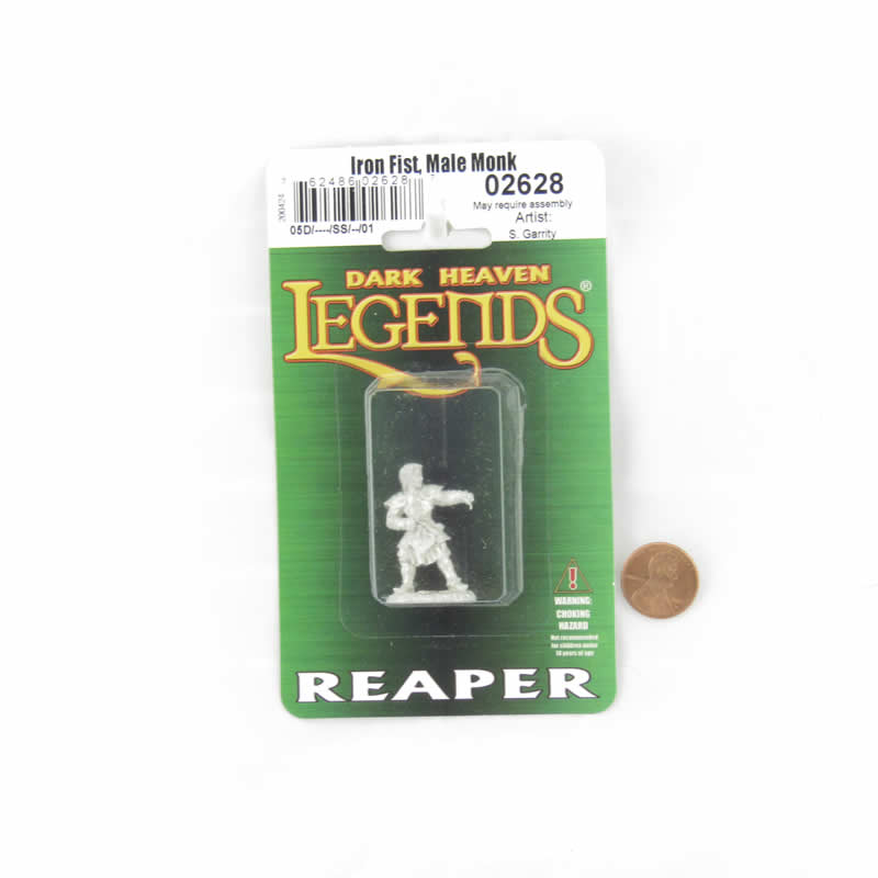 RPR02628 Iron Fist Male Monk Miniature 25mm Heroic Scale Dark Heaven Legends (ONLINE ORDER ONLY)