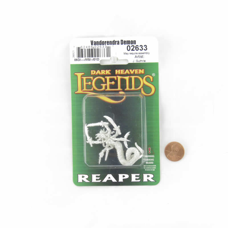 RPR02633 Vandorendra the Snake Demon Miniature 25mm Heroic Scale Dark Heaven Legends (ONLINE ORDER ONLY)