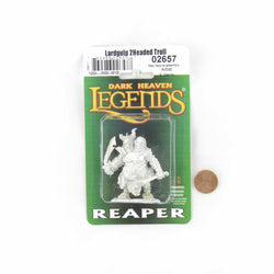 RPR02657 Lardgulp Two Headed Troll Miniature 25mm Heroic Scale Dark Heaven Legends (ONLINE ORDER ONLY)