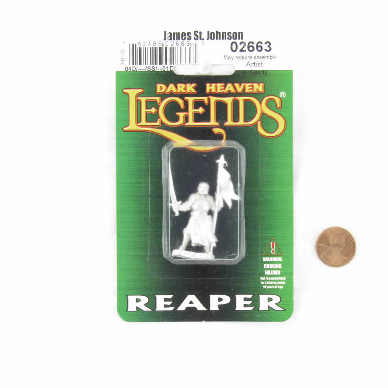 RPR02663 James St Johnson Miniature 25mm Heroic Scale Dark Heaven Legends (ONLINE ORDER ONLY)
