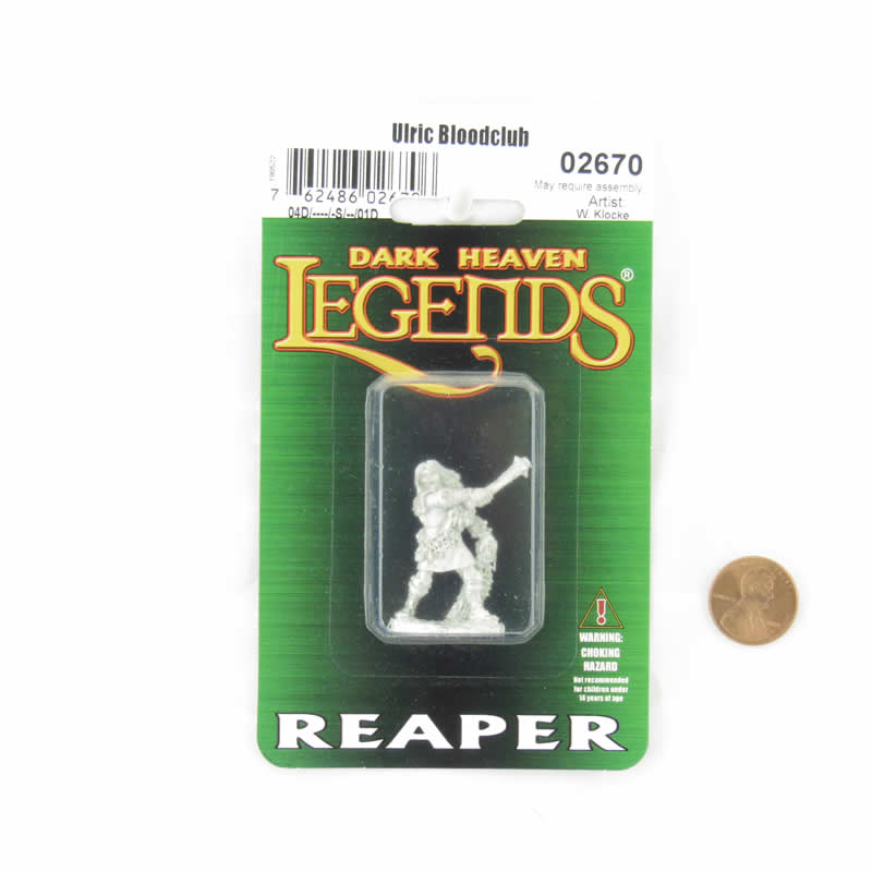 RPR02670 Ulric Bloodclub Miniature 25mm Heroic Scale Dark Heaven Legends (ONLINE ORDER ONLY)