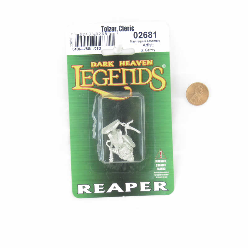 RPR02681 Tolzar the Cleric Miniature 25mm Heroic Scale Dark Heaven Legends (ONLINE ORDER ONLY)