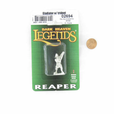 RPR02694 Gladiator with Trident Miniature 25mm Heroic Scale Dark Heaven Legends (ONLINE ORDER ONLY)