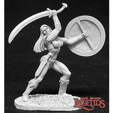 RPR02698 Female Fighter Melorian Miniature 25mm Heroic Scale Dark Heaven Legends (ONLINE ORDER ONLY)