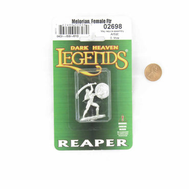 RPR02698 Female Fighter Melorian Miniature 25mm Heroic Scale Dark Heaven Legends (ONLINE ORDER ONLY)