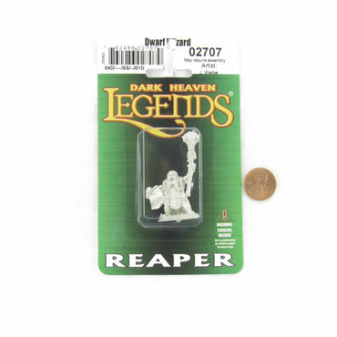 RPR02707 Odum Rumblebeard Dwarf Wizard Miniature Figurine 25mm Heroic Scale Dark Heaven Legends (ONLINE ORDER ONLY)
