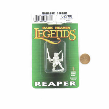 RPR02708 Janara Halforc Miniature Figurine 25mm Heroic Scale Dark Heaven Legends (ONLINE ORDER ONLY)