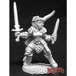 RPR02708 Janara Halforc Miniature Figurine 25mm Heroic Scale Dark Heaven Legends (ONLINE ORDER ONLY)