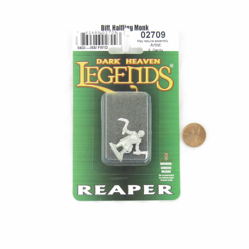 RPR02709 Biff Halfling Monk Miniature Figurine 25mm Heroic Scale Dark Heaven Legends (ONLINE ORDER ONLY)