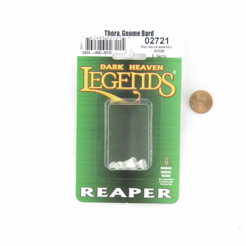 RPR02721 Thora Gnome Bard Miniature 25mm Heroic Scale Dark Heaven Legends (ONLINE ORDER ONLY)