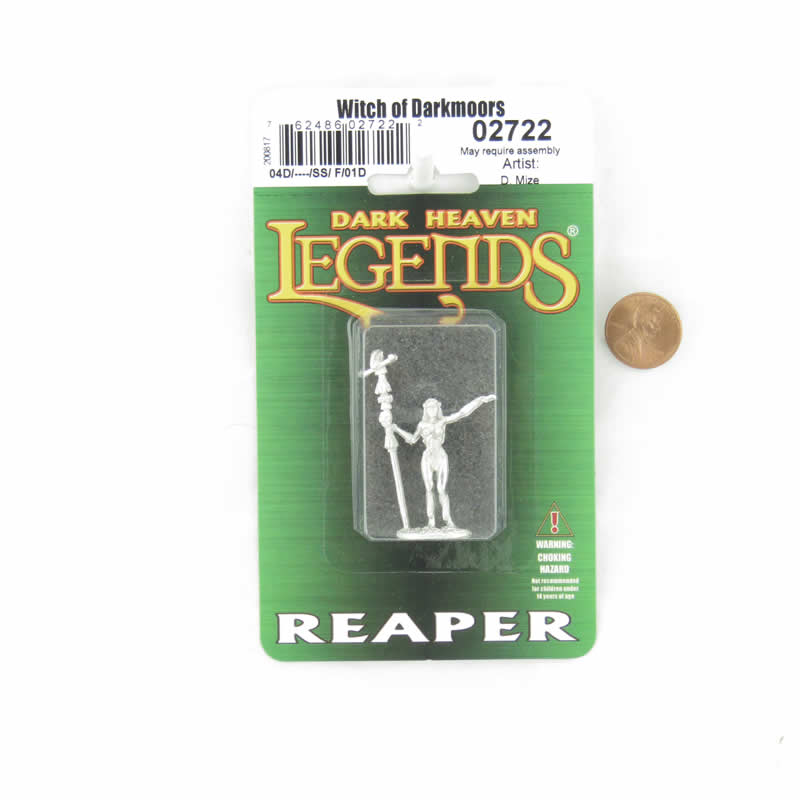 RPR02722 Witch of Darkmoors Miniature 25mm Heroic Scale Dark Heaven Legends (ONLINE ORDER ONLY)
