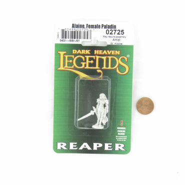 RPR02725 Alaine Female Paladin Miniature 25mm Heroic Scale Dark Heaven Legends (ONLINE ORDER ONLY)