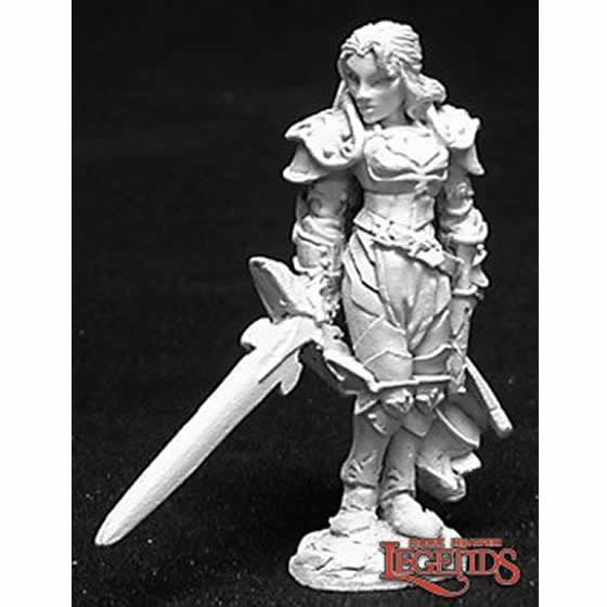 RPR02725 Alaine Female Paladin Miniature 25mm Heroic Scale Dark Heaven Legends (ONLINE ORDER ONLY)