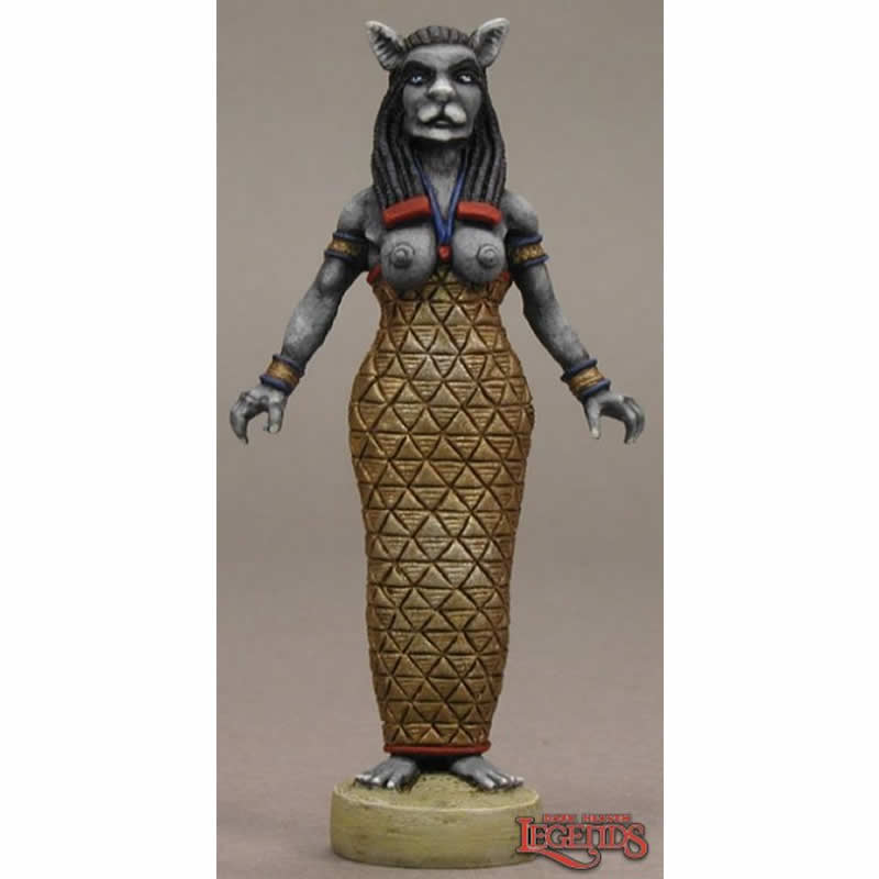 RPR02733 Egyptian Statue Bast Miniature 25mm Heroic Scale Dark Heaven Legends (ONLINE ORDER ONLY)