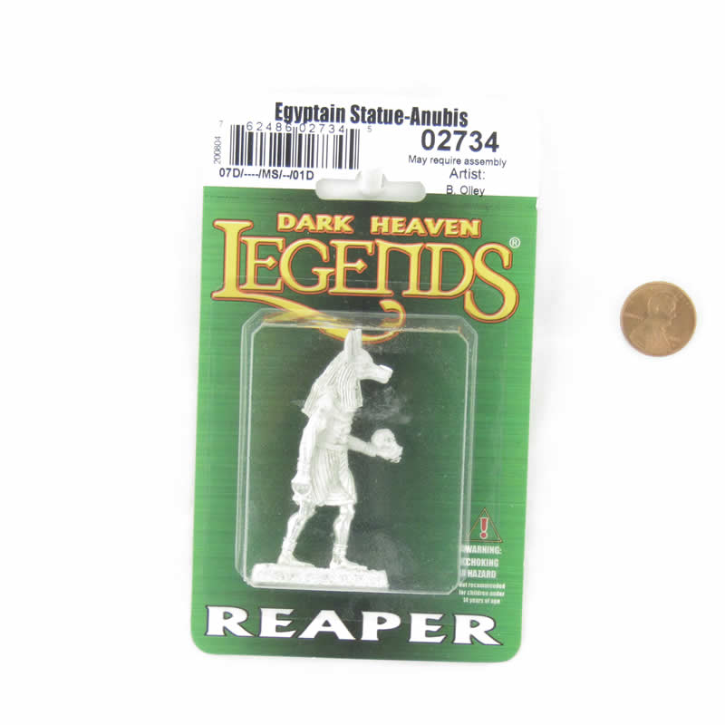 RPR02734 Egyptian Statue Anubis Miniature 25mm Heroic Scale Dark Heaven Legends (ONLINE ORDER ONLY)