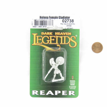 RPR02738 Helena Female Gladiator Miniature 25mm Heroic Scale Dark Heaven Legends (ONLINE ORDER ONLY)