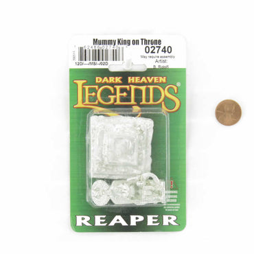 RPR02740 Throned Mummy King Miniature 25mm Heroic Scale Dark Heaven Legends (ONLINE ORDER ONLY)
