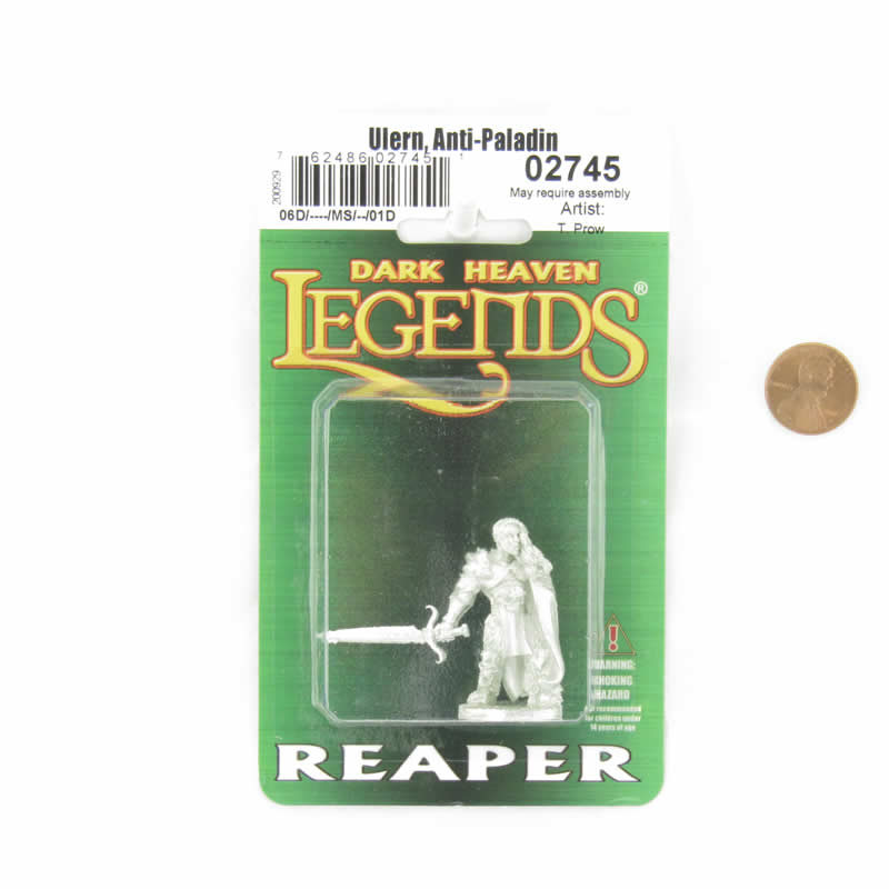 RPR02745 Ulern Anti Paladin Miniature 25mm Heroic Scale Dark Heaven Legends (ONLINE ORDER ONLY)