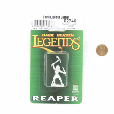 RPR02746 Caella Death Cultist Miniature 25mm Heroic Scale Dark Heaven Legends (ONLINE ORDER ONLY)