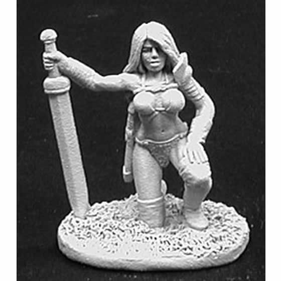 RPR02759 Dena Female Barbarian Miniature Figurine 25mm Heroic Scale Dark Heaven Legends (ONLINE ORDER ONLY)