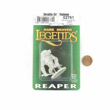 RPR02761 Skrattle Giant Ratman Miniature Figurine 25mm Heroic Scale Dark Heaven Legends (ONLINE ORDER ONLY)