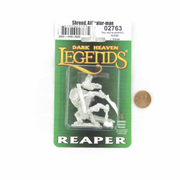 RPR02763 Alligator Man Shrend Miniature Figurine 25mm Heroic Scale Dark Heaven Legends (ONLINE ORDER ONLY)