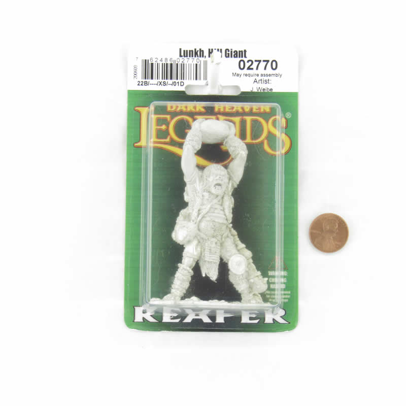 RPR02770 Lunkh the Hill Giant Miniature Figurine 25mm Heroic Scale Dark Heaven Legends (ONLINE ORDER ONLY)
