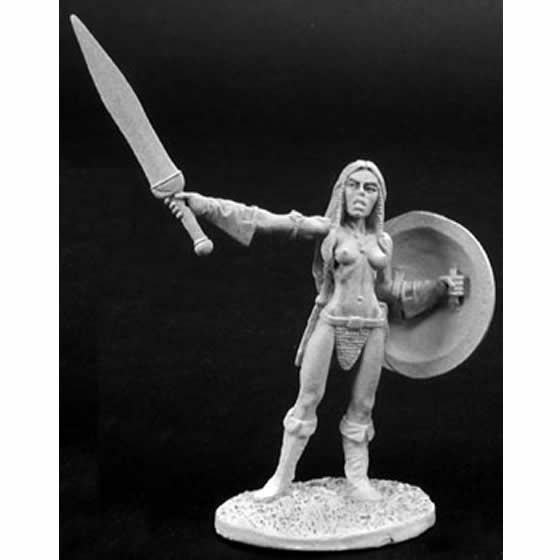 RPR02773 Tana Female Barbarian Miniature Figurine 25mm Heroic Scale Dark Heaven Legends (ONLINE ORDER ONLY)