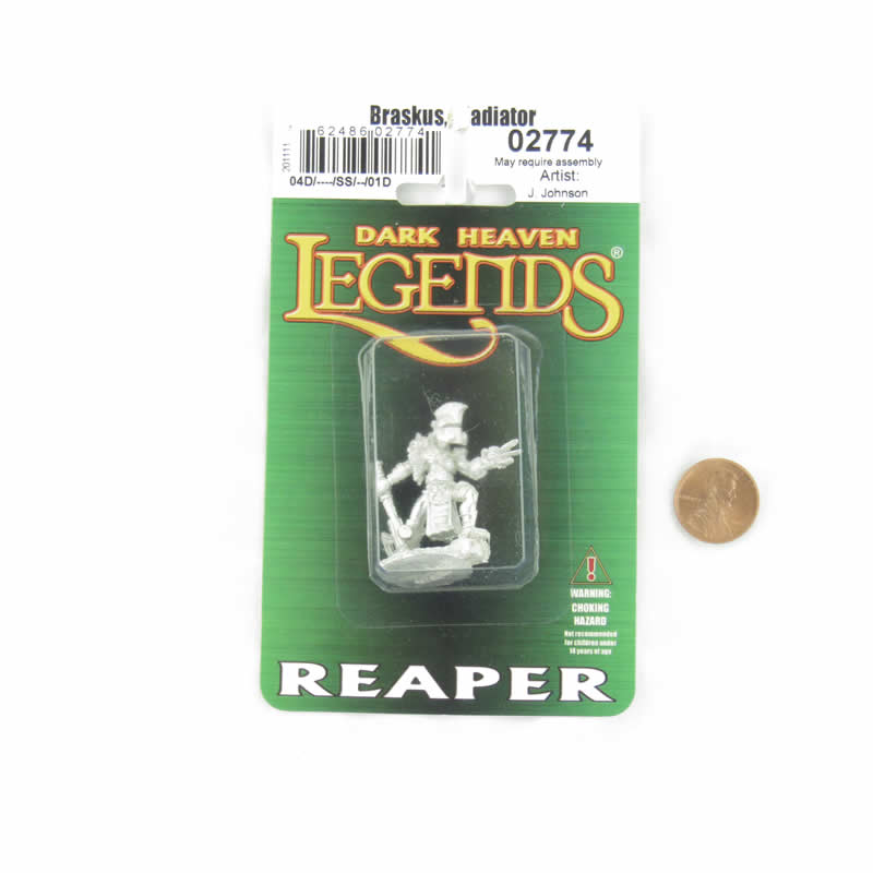 RPR02774 Braskus Gladiator Miniature Figurine 25mm Heroic Scale Dark Heaven Legends (ONLINE ORDER ONLY)