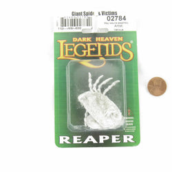 RPR02784 Giant Spider and Victims Miniature Figurine 25mm Heroic Scale Dark Heaven Legends (ONLINE ORDER ONLY)