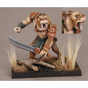 RPR02785 Sabertooth Tiger Man Miniature Figurine 25mm Heroic Scale Dark Heaven Legends (ONLINE ORDER ONLY)