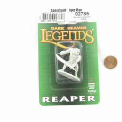 RPR02785 Sabertooth Tiger Man Miniature Figurine 25mm Heroic Scale Dark Heaven Legends (ONLINE ORDER ONLY)