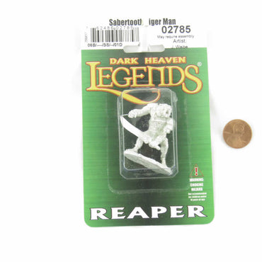 RPR02785 Sabertooth Tiger Man Miniature Figurine 25mm Heroic Scale Dark Heaven Legends (ONLINE ORDER ONLY)
