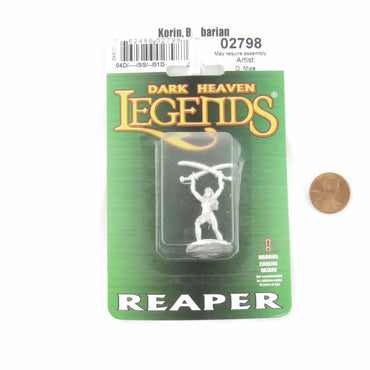RPR02798 Korin Barbarian Miniature Figurine 25mm Heroic Scale Dark Heaven Legends (ONLINE ORDER ONLY)