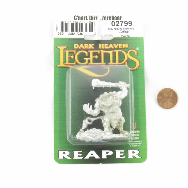 RPR02799 Gnort Dire Wereboar Miniature Figurine 25mm Heroic Scale Dark Heaven Legends (ONLINE ORDER ONLY)
