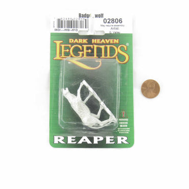 RPR02806 Badger Wolf Miniature Figurine 25mm Heroic Scale Dark Heaven Legends (ONLINE ORDER ONLY)
