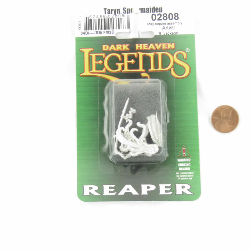 RPR02808 Taryn Spearmaiden Miniature Figurine 25mm Heroic Scale Dark Heaven Legends (ONLINE ORDER ONLY)